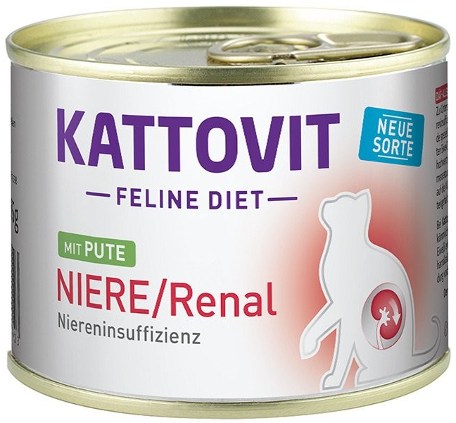 Kattovit Feline Diet Ledviny a krůta 12 x 185 g