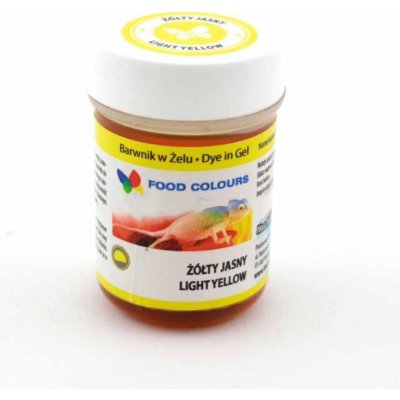 Food Colours Gelová barva Světle žlutá 35 g – Hledejceny.cz