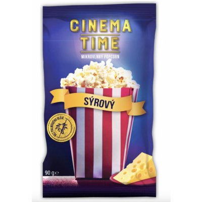 Cinema Time Mikrovlnný popcorn sýrový 90 g – Zbozi.Blesk.cz