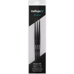 Set Štětců Vallejo Pro Modeler B01991 Design Set Natural Hair 0, 1, 2 – Zboží Živě