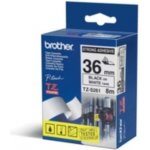 Brother TZe-S261 bílá černá 36 mm – Zboží Dáma
