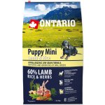 Ontario Puppy Mini Lamb & Rice 2 x 6,5 kg – Sleviste.cz