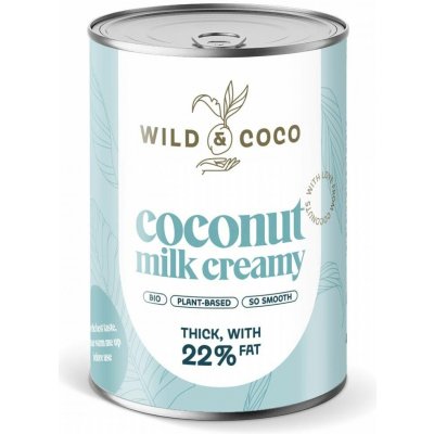 Wild & Coco Kokosová smetana 400 ml – Zboží Dáma