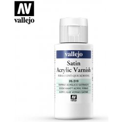 Vallejo Pomocné produkty 26519 Permanent Satin Varnish polomatný lak 60 ml.