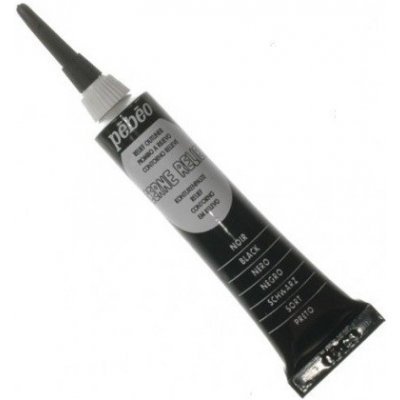 Kontury černé relief 20 ml černá – Zboží Dáma
