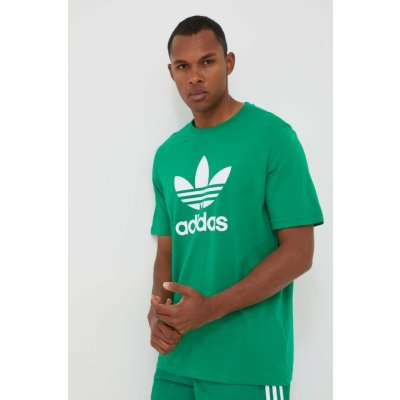 adidas bavlněné tričko Originals s potiskem IM4506 zelená – Zboží Mobilmania