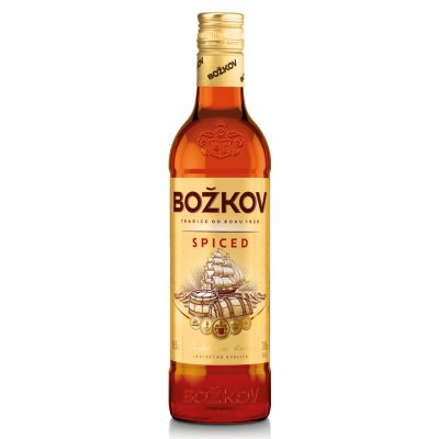 Božkov Spiced 30% 0,5 l (holá láhev) – Zboží Dáma