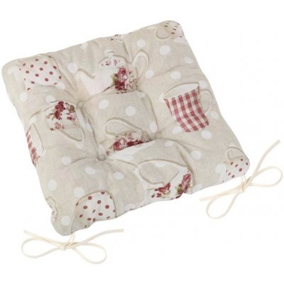 Bellatex EMA prošívaný Červená, Béžová 40x40 cm prošívaný – Zboží Dáma