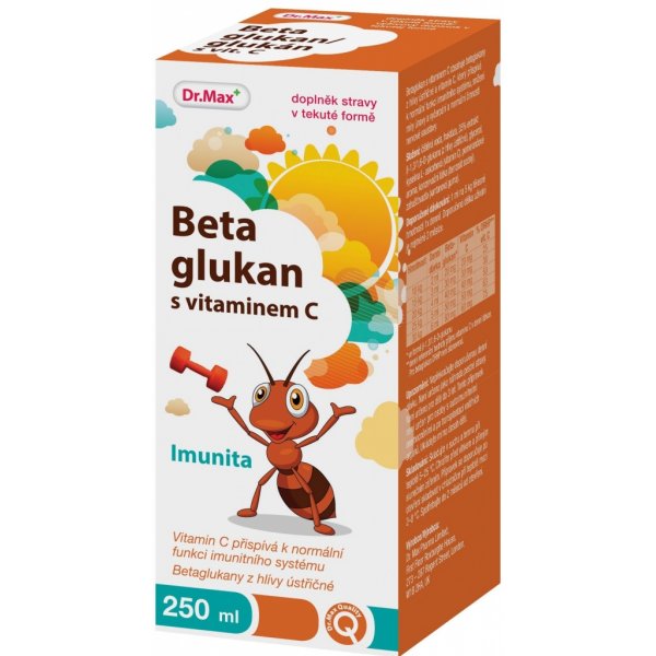 Doplněk stravy Dr.Max Betaglukan s vitaminem C 250 ml