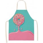 Cakesicq Zástěra kuchyňská růžový donut – Hledejceny.cz