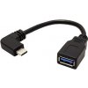 usb kabel Roline 11.02.9031 USB 3.0 USB C(M) lomený - USB3.0 A(F), OTG, 0,15m