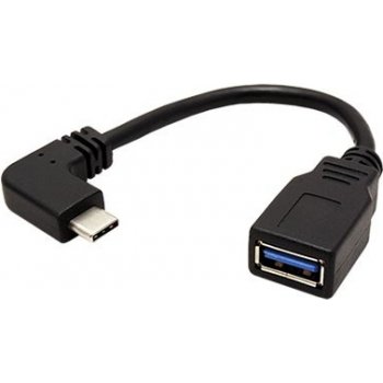 Roline 11.02.9031 USB 3.0 USB C(M) lomený - USB3.0 A(F), OTG, 0,15m