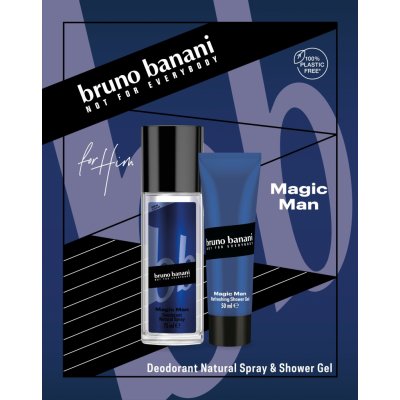 Bruno Banani Magic Man deodorant sklo 75 ml + sprchový gel 50 ml dárková sada – Hledejceny.cz