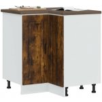 vidaXL Kuchyňská rohová skříňka Porto kouřový dub kompozitní dřevo 11461.853992 – Zboží Dáma