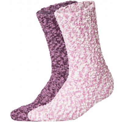 Esmara dámské hebké ponožky 2 kusy lila fialová – Zboží Dáma