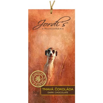 Jordi's Chocolate Cocoa Nibs Tmavá čokoláda 63% 50 g