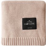 Lullalove Velká bambusová dečka Karamelově Béžová – Zboží Dáma