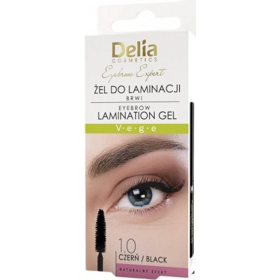 Delia Cosmetics Eyebrow Expert gel na obočí 1.0 Black 4 ml – Sleviste.cz