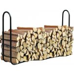 Stojan na dřevo ShelterLogic 244 x 25 x 98,9 cm ocelový černý – Zboží Dáma