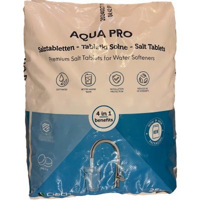 Aqua Pro Salt Regenerační tabletovaná sůl 25 kg – Zboží Mobilmania