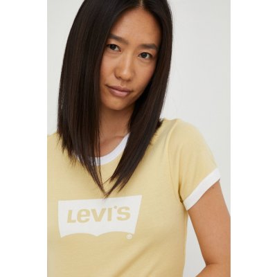 Levi's Bavlněné tričko béžová