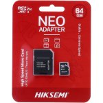 HIKSEMI MicroSDXC 64GB HS-TF-C1STD/64G/NEO/AD/W – Sleviste.cz