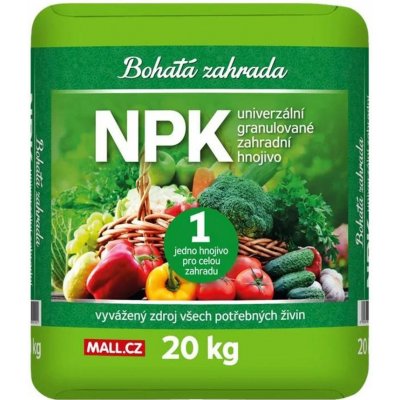 Bohatá zahrada NPK - Univerzální zahradní hnojivo 20kg – Zboží Mobilmania