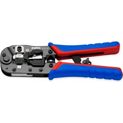 Krimpovací kleště Knipex 97 51 13 190 mm pro westernové zástrčky – Sleviste.cz