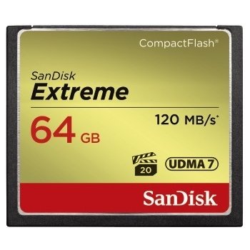 SanDisk Extreme CompactFlash 64 GB SDCFXS-064G-X46