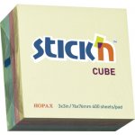 Hopax Samolepící bločky Stick'n 76x76mm, Pastel mix, 400 lístků – Hledejceny.cz