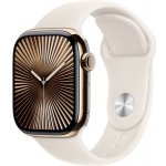 Apple Watch 40mm hvězdně bílý sportovní řemínek - M/L MYJ43ZM/A – Sleviste.cz