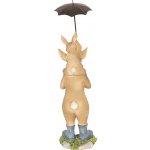 Clayre & Eef Dekorace králíci pod deštníkem 8*7*25 cm – Hledejceny.cz