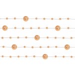 Dortisimo Perlová girlanda oranžová 130 cm – Zboží Dáma