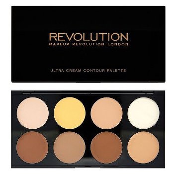 Makeup Revolution London Ultra Pro HD Cream Contour Palette krémová konturovací paletka Medium Dark 20 g