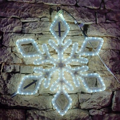 DECOLED LED světelná vločka IX, sada na VO 3D tisk, 65 cm, ledově bílá – Hledejceny.cz