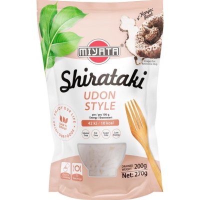 Miyata Konjakové nudle shirataki ve tvaru udon 270 g – Sleviste.cz