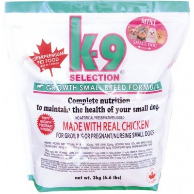 K-9 Selection Growth Small Breed Formula 20 kg
