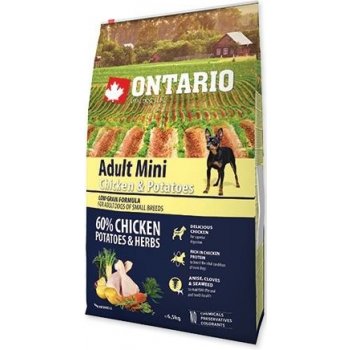 Ontario Adult Mini Chicken & Potatoes & Herbs 6,5 kg