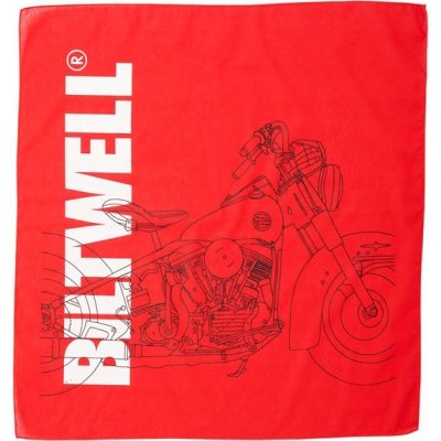 BILTWELL Pan nákrčník univerzální šátek Panhead Harley červený 55/55 – Hledejceny.cz