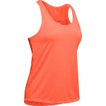 Under Armour Whisperlight Tie Back Tank oranžové – Zboží Dáma