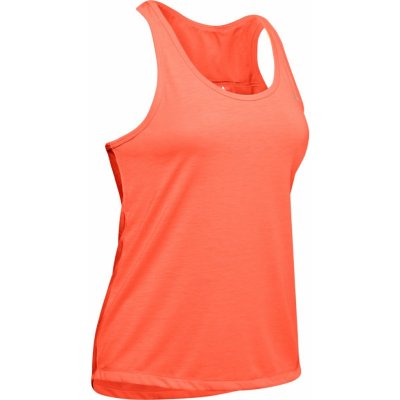 Under Armour Whisperlight Tie Back Tank oranžové – Zboží Dáma