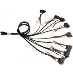 Broadcom LSI internal U.3 cable 1.0 m SlimLine x8 (SFF-8654) to 8x U.3 (SFF-8639), 05-60006-00 – Zboží Mobilmania