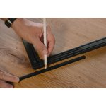 Tesa Skládací teleskopický ALU rám se sítí proti hmyzu na okna 55214-00000-00 bílý rám – Hledejceny.cz