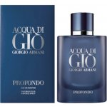 Giorgio Armani Acqua Di Giò Profondo parfémovaná voda pánská 75 ml – Hledejceny.cz