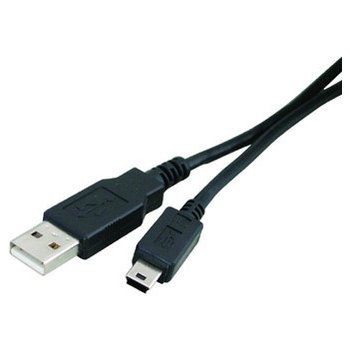 Assmann AK-300108-030-S USB A M (plug)/miniUSB B (5pin) M (plug), 3m, černý