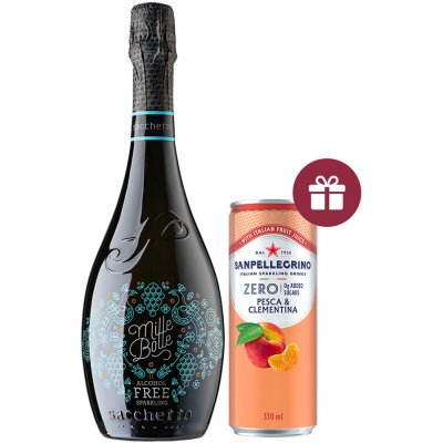 Fili Mille Bolle Zero Spumante Bianco nealkoholické 0,5% 0,75 l (holá láhev) – Zboží Dáma