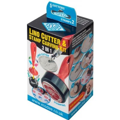 ESSDEE sada pro linoryt 3v1 / 5 různých rydel a 2 samolepící lina – Zboží Dáma