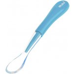 Akuku Lžička se silikonovou koncovkou modro tyrkysová – Zboží Dáma