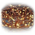 Solight vánoční řetěz měděný 100x mini LED 10m 3 x AA teplé světlo – Hledejceny.cz