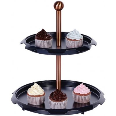 Berlingerhaus Etažér dvoupatrový Black Rose Collection – Zboží Dáma